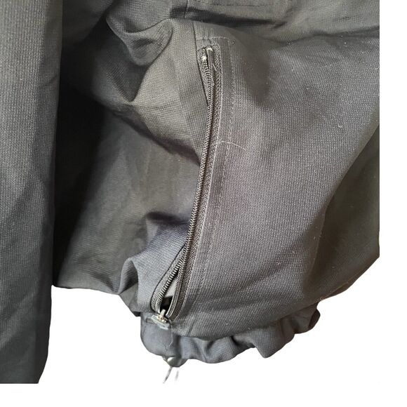 IAN POULTER DESIGN Jacket 1/4 Zip Golf Lined Pullover Black & White Men’s XL - Picture 6 of 10